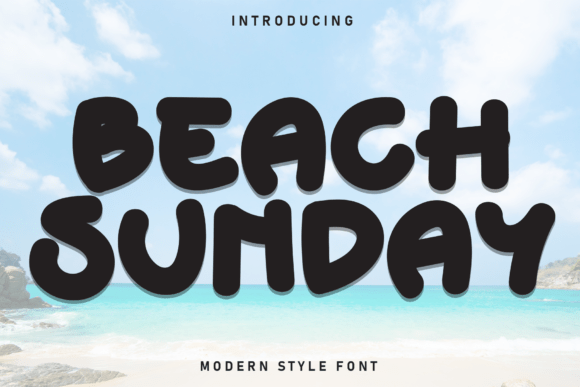 Beach Sunday: The Casual Display Font Redefining Playful Branding