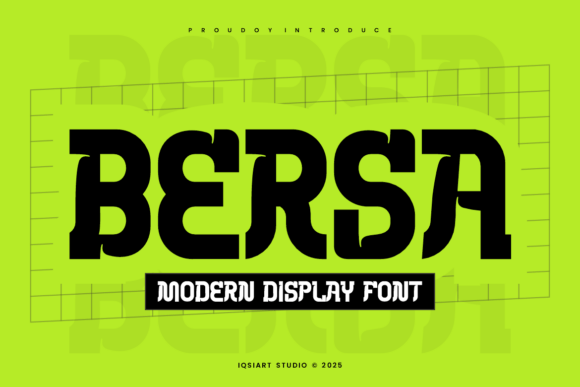 Bersa: A Quirky Yet Versatile Display Font for Modern Design Needs