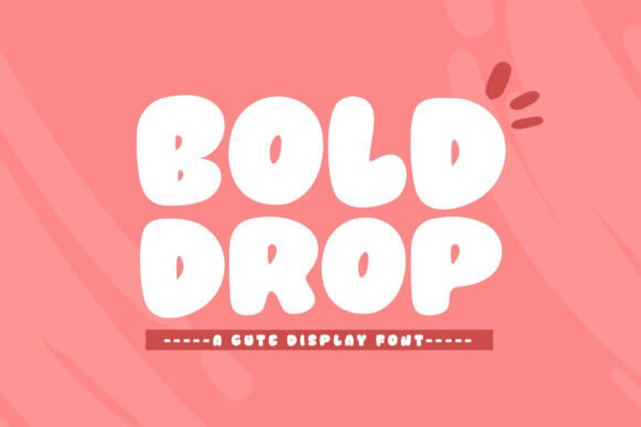 Bold Drop: A Modern Display Font for Creative Projects