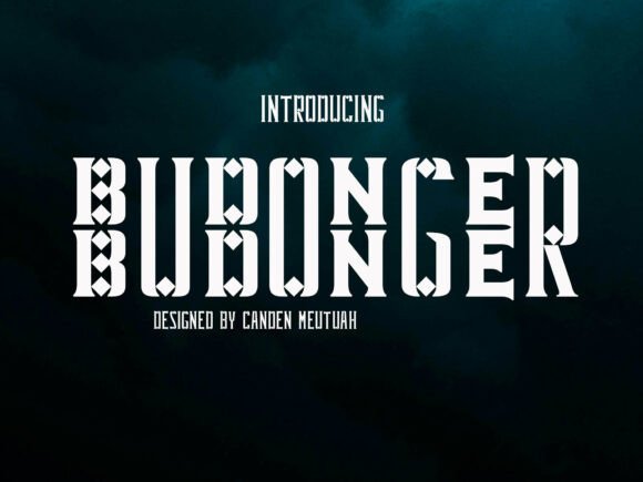 Budonger: A Stylish Display Font for Real Design Needs