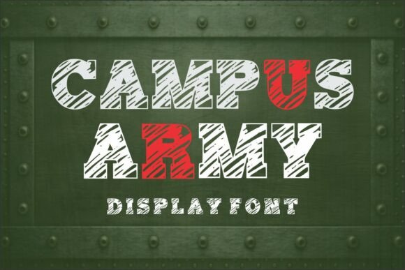 Campus Army: A Bold Choice for Dynamic Typography