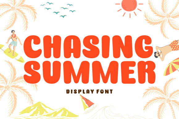 Chasing Summer: A Nostalgic Font for Modern Creatives