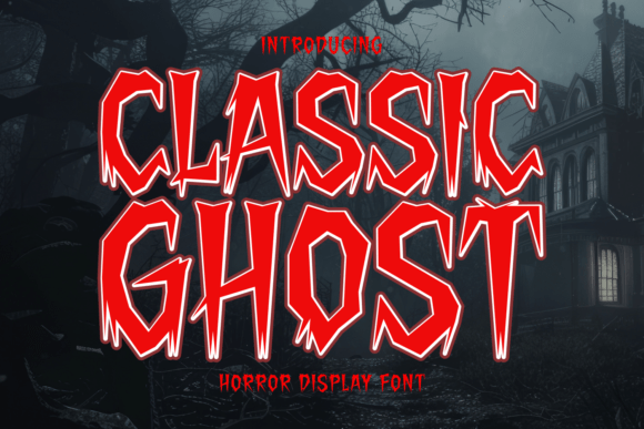 Classic Ghost: Elevating Spooky Typography for Modern Creative Projects