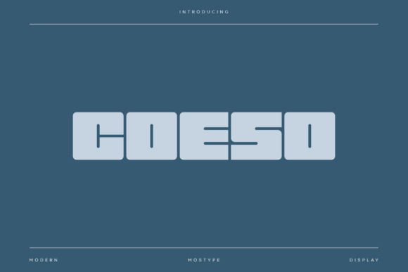 Coeso: A Bold, Modern Display Font for Impactful Design Workflows