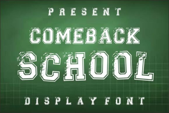 Comeback School: The Bold Typography Behind Athletic Identity