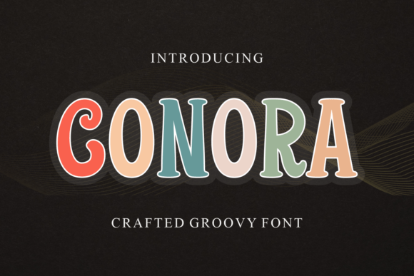 Conora: A Playful Typeface for Modern Design