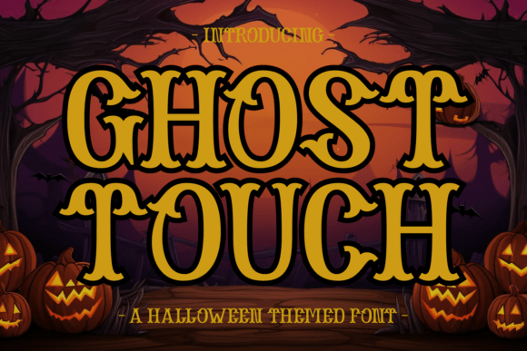 Ghost Touch: A Spooky Typeface for Halloween Designs