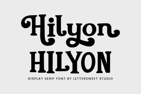 Hilyon: A Playful Serif Font with Personality