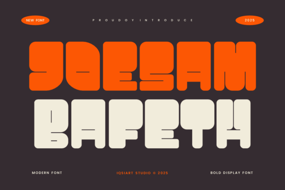 Joesam Bafeth: A Bold Display Font for Impactful Visual Communication