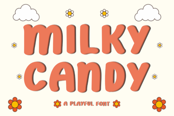 Milky Candy: A Soft, Versatile Font for Creative Designers