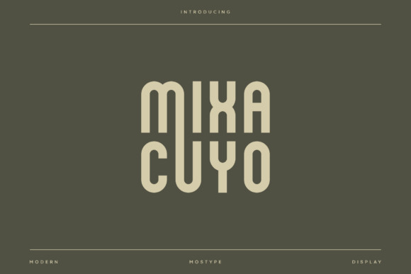 Mixacuyo: Bold Style for Creative Designs