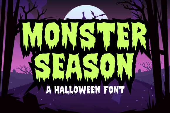 Monster Season: A Typographic Journey Through Whimsy and Elegance