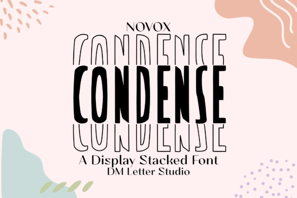 Novox Condense Stacked: A Bold Choice for Vertical Typography
