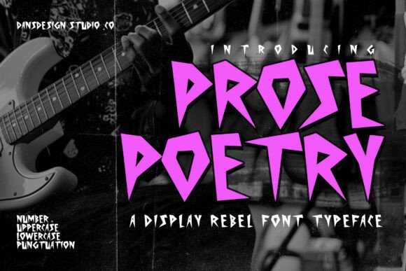 Prose Poetry: The Typeface That Defies Convention