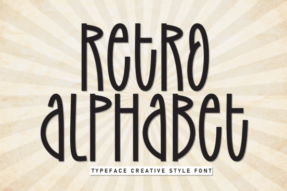 Retro Alphabet: Funky Vintage Vibes for Modern Designs