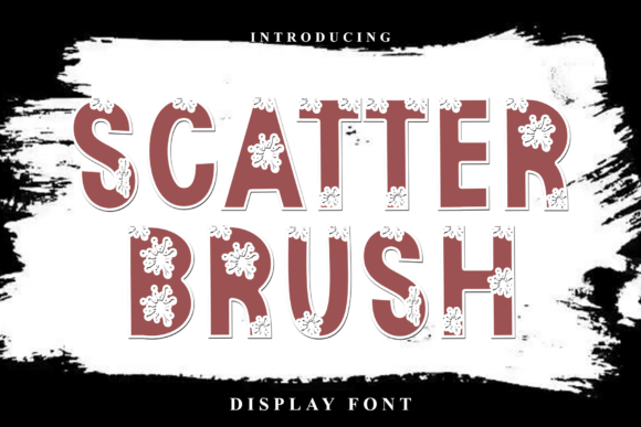 Scatter Brush: A Festive Typeface That Brings Holiday Cheer to Your Designs