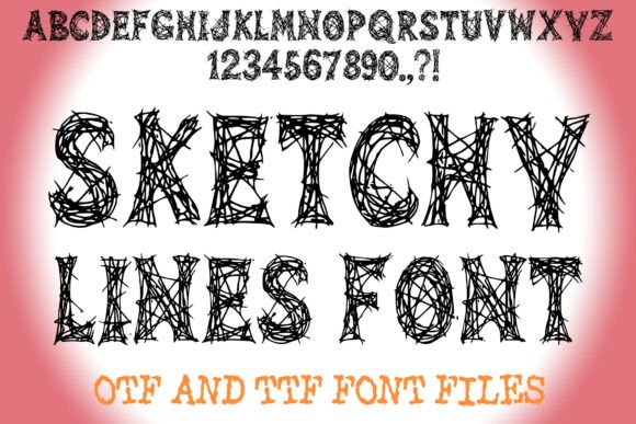 Sketchy Lines: The Art of Chaotic Typography in Design