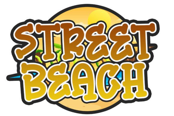 Street Beach Font: A Playful Display Option for Creative Designs
