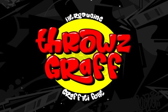 Throwz Graff: A Playful Yet Polished Graffiti Font for Urban Creativity
