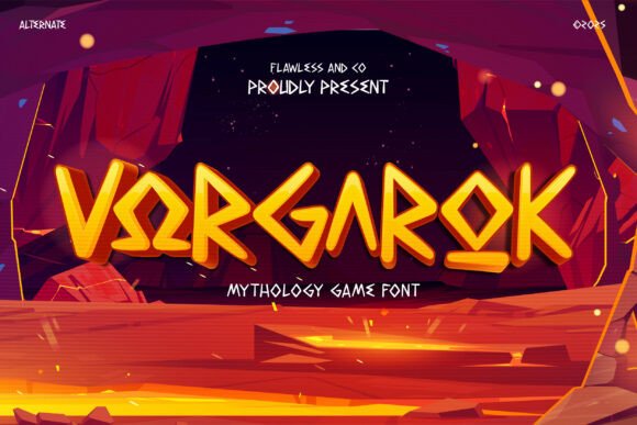 Vorgarok: A Bold Typography Choice for Mythic Design Projects