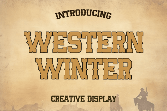 Western Winter: A Bold Typography Choice for Rugged Design Projects