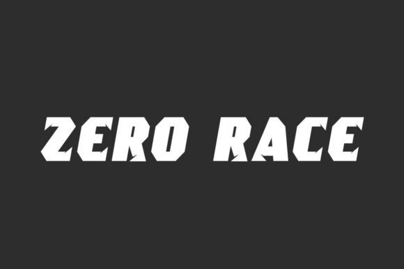 Zero Race: Elevating Design with Dynamic Typography